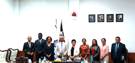 Presidente do Parlamento Nacional de Timor-Leste recebe Secretário Executivo
