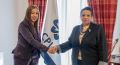 Secretária Executiva recebe mentora da Gala Prémios da Lusofonia Secretária Executiva recebe mentora da Gala Prémios da Lusofonia