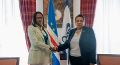Secretária de Estado dos Negócios Estrangeiros de Cabo Verde em visita de cortesia à Secretária Executiva  Secretária de Estado dos Negócios Estrangeiros de Cabo Verde em visita de cortesia à Secretária Executiva