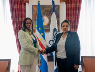 Secretária de Estado dos Negócios Estrangeiros de Cabo Verde visita Secretária Executiva  Secretária de Estado dos Negócios Estrangeiros de Cabo Verde visita Secretária Executiva