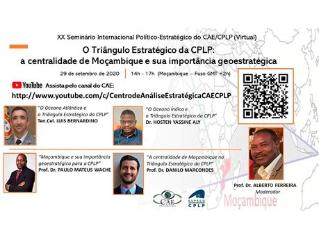 CAE/CPLP organiza seminário sobre centralidade e importância geográfica de Moçambique