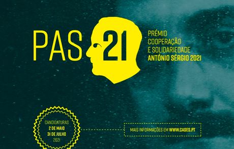 Candidaturas abertas para Prémio Cooperação e Solidariedade António Sérgio 2021