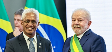 Secretário Executivo na posse do Presidente da República do Brasil