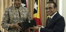 Secretária Executiva realizou visita oficial a Timor-Leste