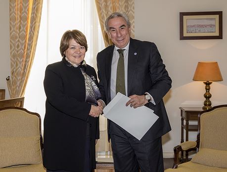 Secretário Executivo recebe cartas credenciais da embaixadora da Turquia