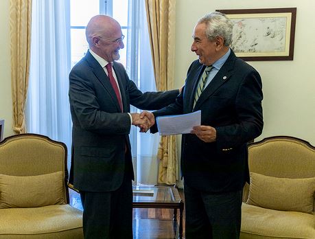 Secretário Executivo recebe cartas credenciais do Embaixador da Argentina