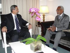 SE reuniu-se com Presidente da República de Cabo Verde