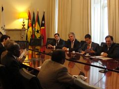 Deputados portugueses à Assembleia Parlamentar da CPLP reúnem com Secretário Executivo