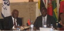 Visita do Presidente da República de Angola à sede da CPLP