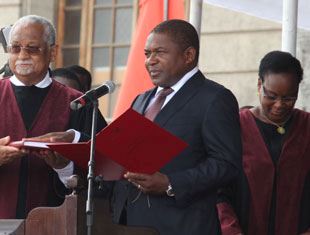 Murargy na investidura do Presidente de Moçambique