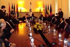 Presidentes dos Parlamentos da CPLP recebidos pelo Secretário Executivo