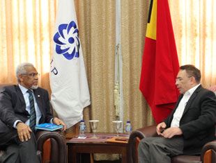 Embaixador Murargy reuniu com ministro Hernâni Coelho