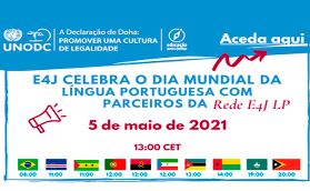 Iniciativa Educação para a Justiça celebra o Dia Mundial da Língua Portuguesa