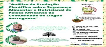 Palestra sobre produção científica em segurança alimentar