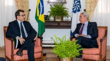 Ministro das Relações Exteriores do Brasil visita sede da CPLP