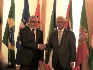 Presidente da República de Cabo Verde visita sede da CPLP