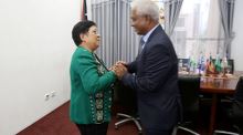 Secretário Executivo recebido em audiência pela Presidente do Parlamento de Timor-Leste 