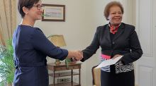 Secretária Executiva recebe cartas credenciais da Embaixadora da Hungria em Portugal